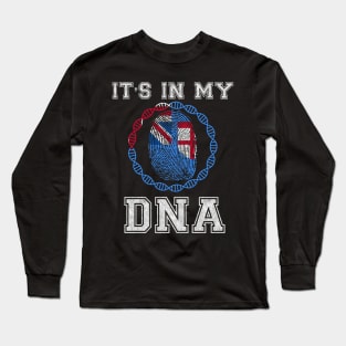 Fiji  It's In My DNA - Gift for Fijian From Fiji Long Sleeve T-Shirt